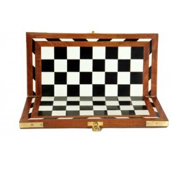 AVM 16" Acrylic Folding Chess Board without Coins
